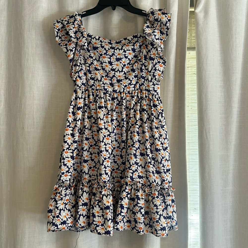 Altar’d State navy floral dress